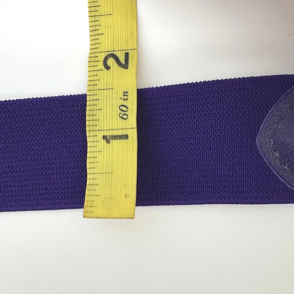 Adidas Baseball Softbal Belt Men Women OS Purple Elastic Adj Athletic 22 - 42 in